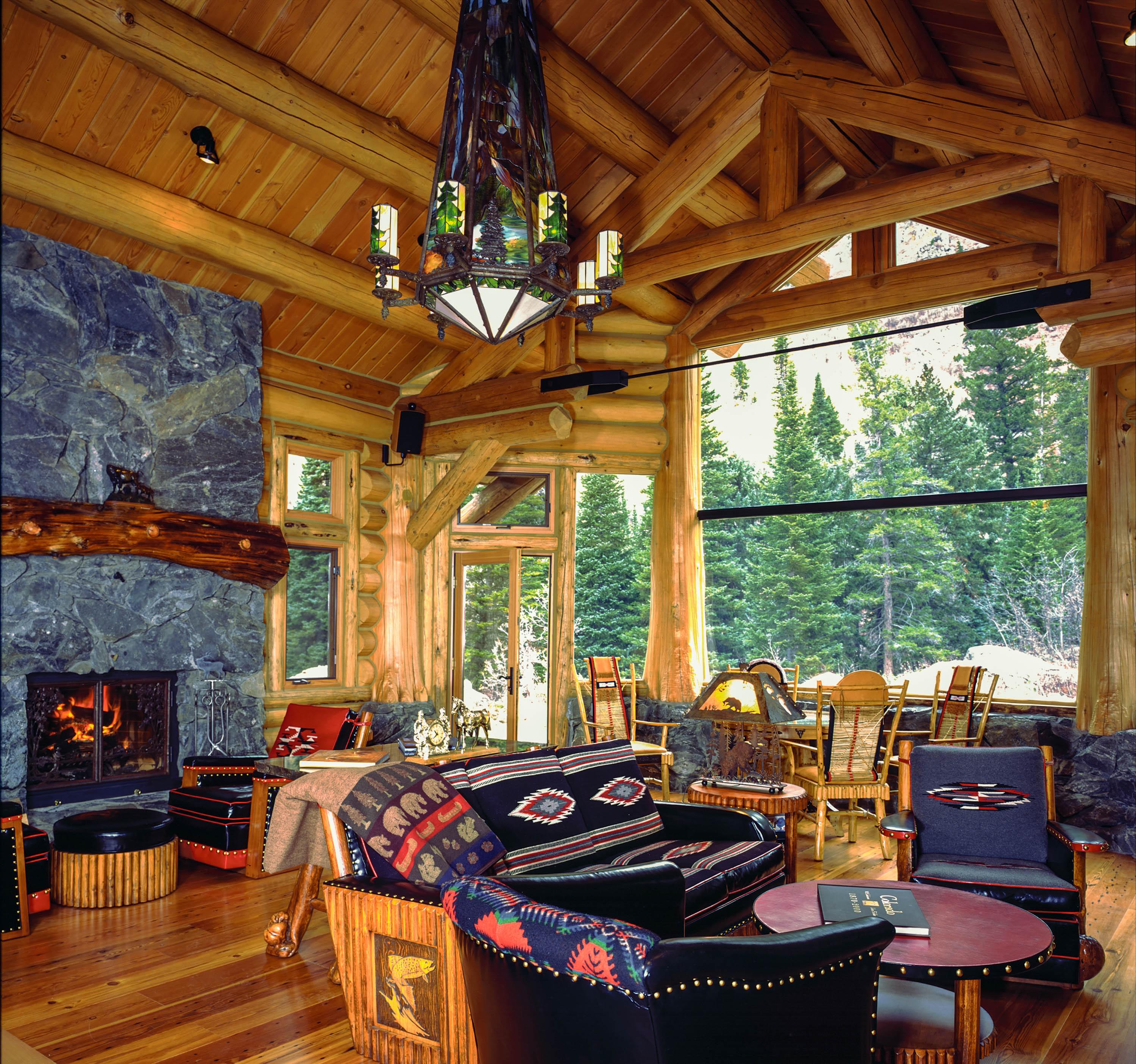 Custom fitted log window