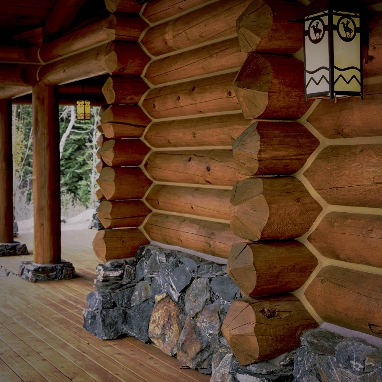 Kiln drying a log wall